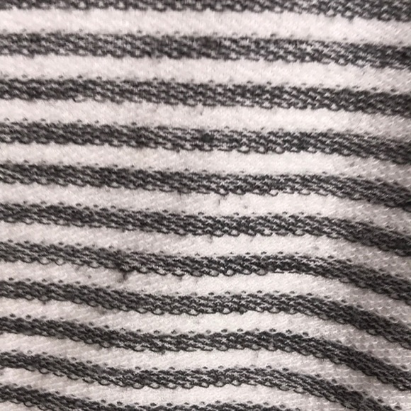 Striped SplitFiftyNine Sweetheart Cutout + Lightweight Sweatshirt striped so-now - Picture 5 of 6